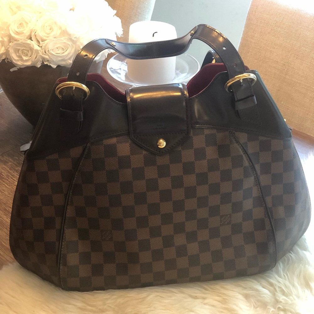 Louis Vuitton Sistina Damier Satchel Purse - Picture 2 of 9